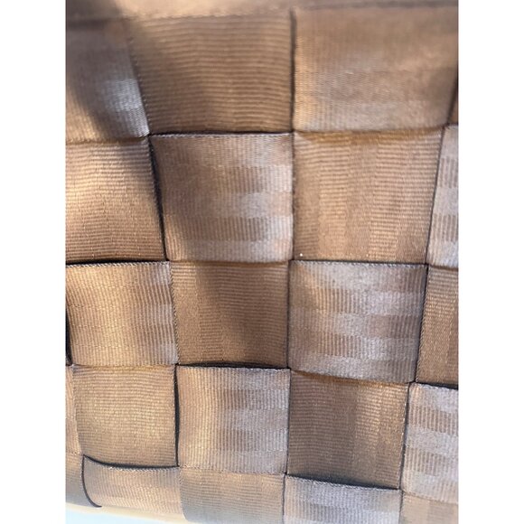 Harveys Original Seat Belt Strap Brown Woven Purse Tote Shoulder Bag - Picture 2 of 9